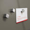 Sigel Artverum - Glasmagneetbord - 120x780mm - Hoogglans - Taupe
