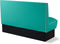Bel Air Dinerbank Single Booth HW-150 Turquoise