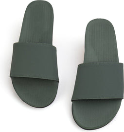 Indosole Slides Essential - Dames Slippers - Recycled Rubber - Leaf Light