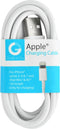 Grab 'n Go Oplaadkabel Apple Lightning-connector 1 Meter Wit