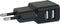 Grab 'n Go Thuislader 2 x usb 2.4a Zwart