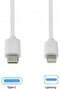 Grab n Go USB-C naar Apple Lightning Kabel 3 Meter - Wit