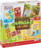 Grafix 4-in-1 Kaartspellen voor Kinderen | Thema Jungle | Puzzel | denkspel | Geschikt voor kinderen vanaf 5 jaar