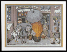 Grafix Diamond painting Anton Pieck - Etalage 40x50cm