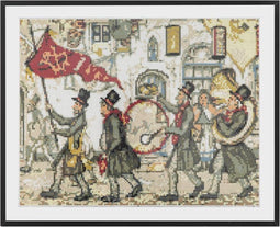 Grafix Diamond painting Anton Pieck - Fanfare 40x50cm