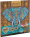Grafix Diamond Painting Op Canvas | Olifant | Formaat 30x30cm | diamond painting pakket volledig | Thema Dieren | Diamond painting op canvas | Inclusief Diamond painting pen en schudbakje | Eindresultaat ophangen aan de muur