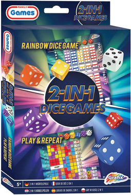Grafix Dobbelspellen 2in1 (Rainbow Dice & and Repeat)