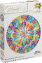 Grafix Mandala Ronde Puzzel 1000 stukjes voor volwassenen | Legpuzzel | Diameter 68 CM | Mandala Legpuzzels | Familie puzzel | geschikt voor kinderen vanaf 14 jaar