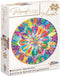 Grafix Mandala Ronde Puzzel 1000 stukjes voor volwassenen | Legpuzzel | Diameter 68 CM | Mandala Legpuzzels | Familie puzzel | geschikt voor kinderen vanaf 14 jaar