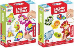 Grafix Rijgfigurenset 6 stuks