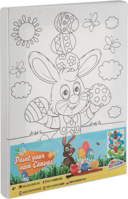 Grafix Schilderen op canvas - haas 15 x 20 cm