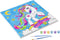 Grafix Schilderen op nummer | Paint by number | Formaat 30 X 30 CM | schilderen op nummer voor kinderen | Thema Unicorn | 6 verfkleuren | 2 soorten penselen | geschikt voor kinderen 5 jaar