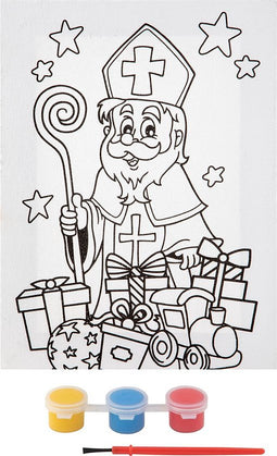 Grafix Sint Canvas schilderset 20x15cm