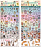Grafix Stickerset 100-delig kat/hond