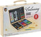 Grafix - Teken en verf set 86-delig in houten koffer - Hobbymateriaal