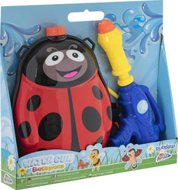 Grafix waterpistool rugtas voor kinderen - lieveheersbeestje - Zomer buitenspeelgoed voor zwembad / strand - waterspeelgoed voor kinderen