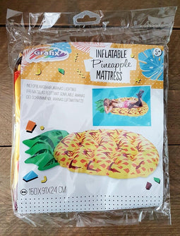 Grafix - Zomers Luchtbed Waterpret Assortiment: Waterijsje / Watermeloen / Ananas / Pizza