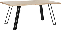 GRAHAM - Eettafel - Lichte houtkleur - 90 x 180 cm - MDF