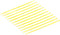 Graine Créative plastic naalden, 75 mm, diameter 1,8 mm, 12 stuks