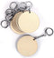 Graine Créative Sleutelhanger hout, rond, diameter 55 mm, zakje van 10 stuks