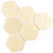 Graine Créative zakje van 30 hexagonale vormen om te decoreren