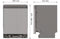 SAMSUNG DW60BG750USLET - Onderbouw vaatwasser - 14 couverts - 42 dB - Zilver/RVS look