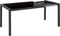 GRANADA - Uitschuifbare eettafel - Zwart - MDF