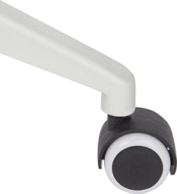 GRANDIOSE - Bureaustoel - Wit/Bruin - Polyester