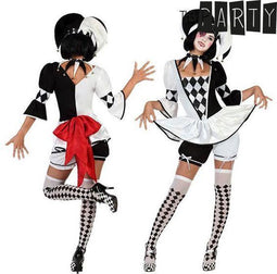 "Grappig harlekijn kostuum voor vrouwen - Verkleedkleding - XL"