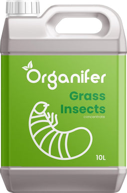 Grass Insects Concentraat (10L, 2500m2) - Engerlingen Bestrijden - Larven van Rouwvliegjes Bestrijden - Bodeminsecten - Emelten - Organifer
