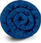 Gravity® Blanket - Verzwaringsdeken - Weighted Blanket - 10 kg - 135x200 cm - Blauw - Zomerhoes