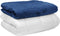 Gravity® Blanket - Verzwaringsdeken - Weighted Blanket - 12 kg - 155x220 cm - Blauw - Standaardhoes