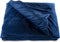 Gravity® Blanket - Verzwaringsdeken - Weighted Blanket - 12 kg - 155x220 cm - Blauw - Standaardhoes