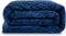 Gravity® Blanket - Verzwaringsdeken - Weighted Blanket - 12 kg - 155x220 cm - Blauw - Standaardhoes