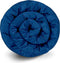 Gravity® Blanket - Verzwaringsdeken - Weighted Blanket - 4 kg - 135x200 cm - Blauw - Zomerhoes