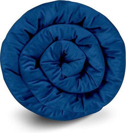 Gravity® Blanket - Verzwaringsdeken - Weighted Blanket - 6 kg - 155x220 cm - Blauw - Zomerhoes