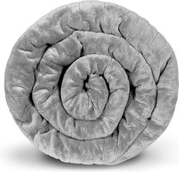 Gravity® Blanket - Verzwaringsdeken - Weighted Blanket - 8 kg - 155x220 cm - Grijs - Standaardhoes
