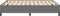 vidaXL - Bedframe - Lichtgrijs - 180x200 - cm - Corduroy - Stof