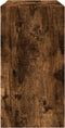 vidaXL - Wastafelkast - 63x29x55 - cm - bewerkt - hout - gerookt - eikenkleurig