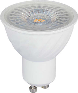 V-TAC VT-247D-N GU10 Dimbare LED Spots - Lens 110° - Samsung - IP20 - Wit - 6W - 445 Lumen - 6500K - 5 Jaar