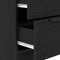 vidaXL - Zwart - Eiken - Dressoir - 60x30x70 - cm - Gemaakt - van - Hout