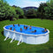 Gré Fidji stalen zwembad set - 500 x 300 x 120 cm