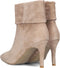 PS Poelman HAILEY - Enkellaarsjes - Suède - 9 cm naaldhak - Taupe