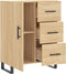 vidaXL - Dressoir - 69,5x34x90 - cm - bewerkt - hout - sonoma - eikenkleurig
