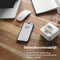 QLT Thermische Mini Printer - Pocket Printer - Bluetooth 4.0 - Oplaadbaar via USB - Wit