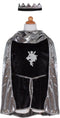 Great Pretenders! - Great Pretenders Zilveren Ridderkostuum met Kroon 5-6 j