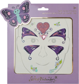 Great Pretenders Verkleden Gezicht Stickers Butterfly Fairy
