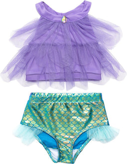 Great Pretenders Verkleedkledij Bikini Zeemeermin - Multi - Maat 5-6 jaar