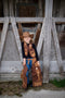 Great Pretenders Verkleedkledij Cowboy vest en beenlappen - Bruin - Maat 5-6 jaar