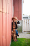 Great Pretenders Verkleedkledij Cowboy vest en beenlappen - Bruin - Maat 5-6 jaar